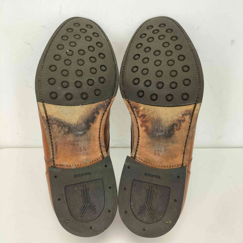 ヤンコ yanko Uチップ レザーシューズ 革靴 メンズ  8 1/2